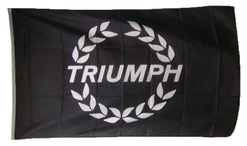Triumph Racing Flag 3X5 Ft Polyester Banner USA 90x150cm by flagsjustdoit