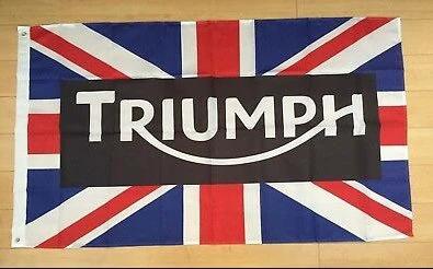 Triumph Team Flag 3X5 Ft Polyester Banner USA 90x150cm by flagsjustdoit