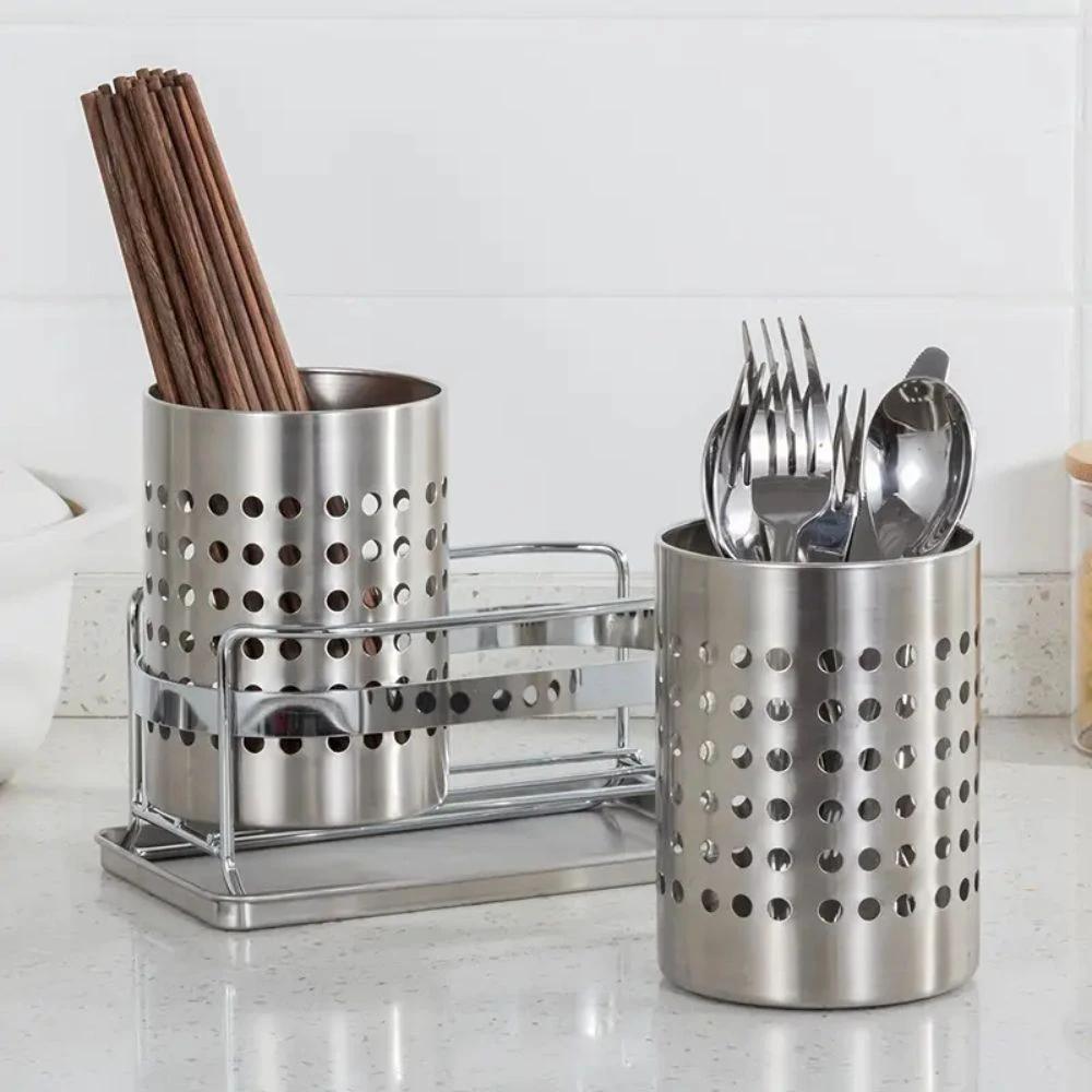 Trivent Stainless Kitchen Cutlery Organizer by Casa & Beyond