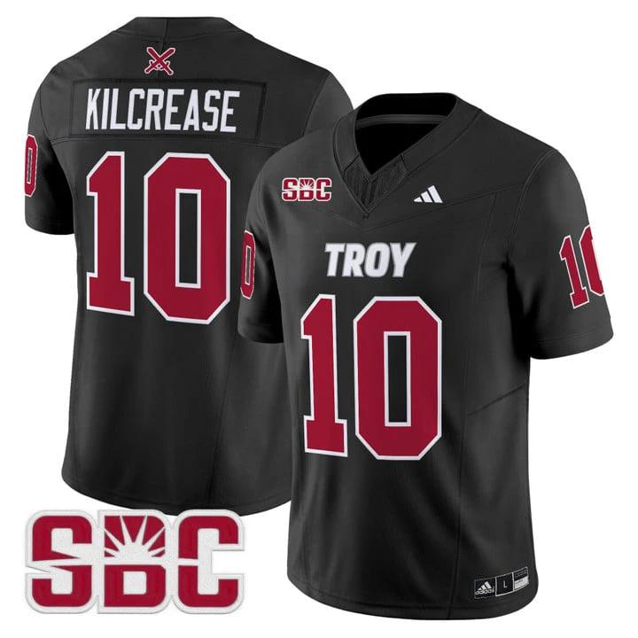Tucker Kilcrease Jersey #10 Troy Trojans 2025 Vapor Limited Stitched by My Store NCAA Football Jerseys