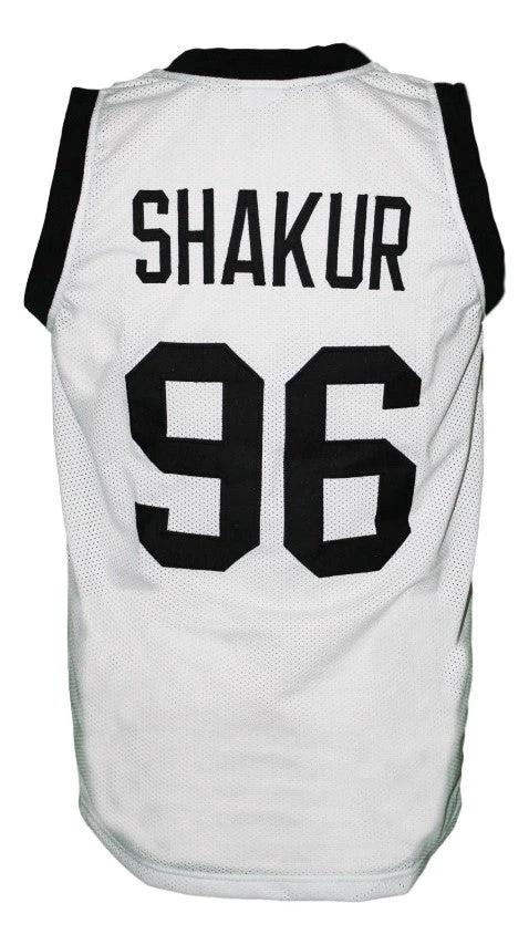 Tupac Shakur Jersey #96 Thug Life Custom Basketball White by My store basketball