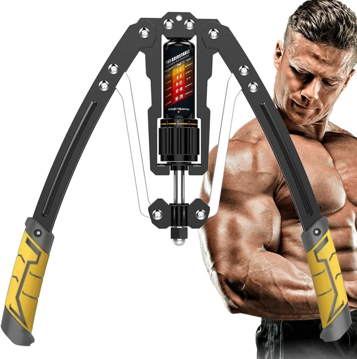 Adjustable Hydraulic Arm Trainer for Upper Body Training up to 200 kg by BowLift