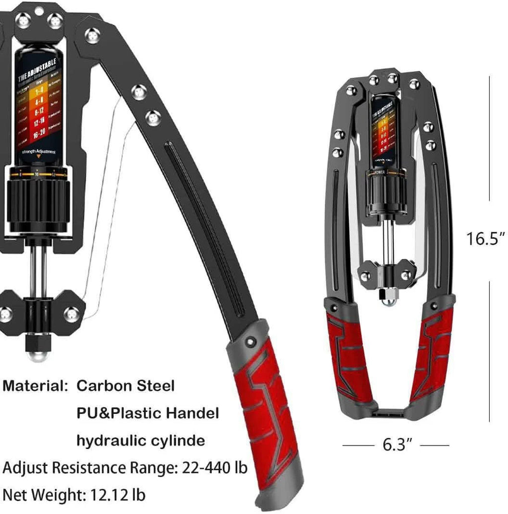 Adjustable Hydraulic Arm Trainer for Upper Body Training up to 200 kg by BowLift