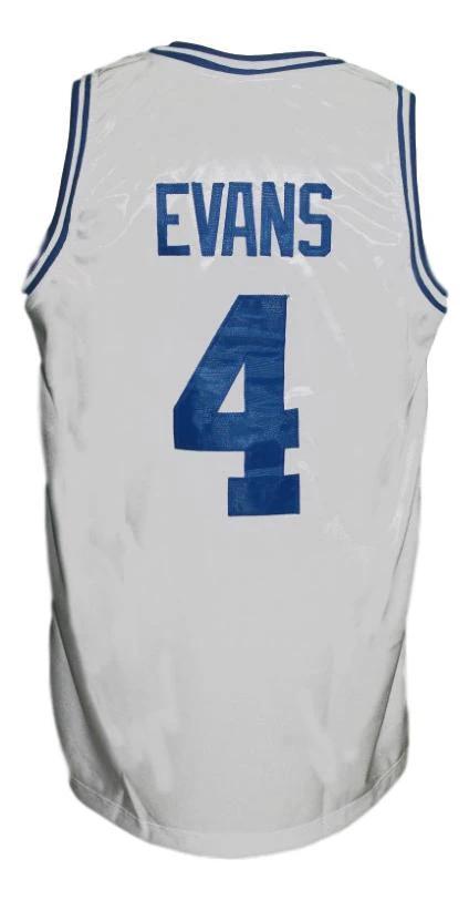 Tyrone Evans Jersey #4 Julia Richman HS Basketball Sewn White by My store basketball