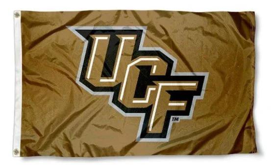 UCF Knights Team Flag 3X5ft Banner USA Polyester with 2 Brass Grommets by flagsjustdoit