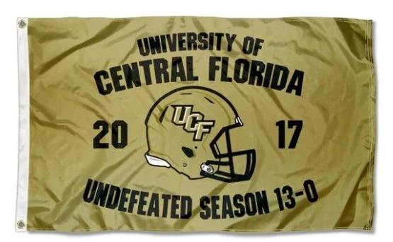 UCF Knights Team Sport Flag 3X5ft Banner USA Polyester with 2 Brass Grommets by flagsjustdoit