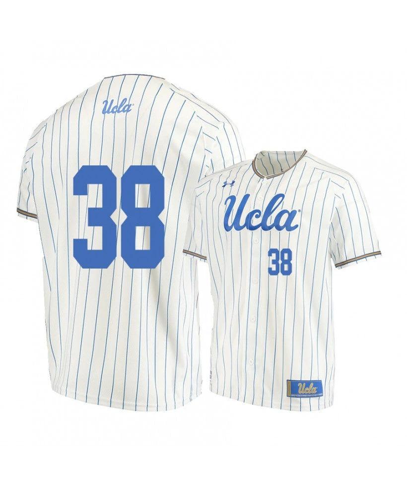 UCLA Bruins 38 Pat Caulfield Beige College Baseball Jersey by My Store
