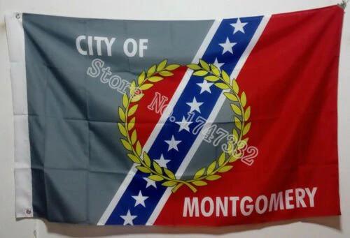 USA Alabama Montgomery city Flag 3x5ft by flagsjustdoit