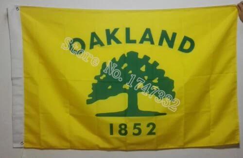 USA California Oakland city Flag 3x5ft by flagsjustdoit