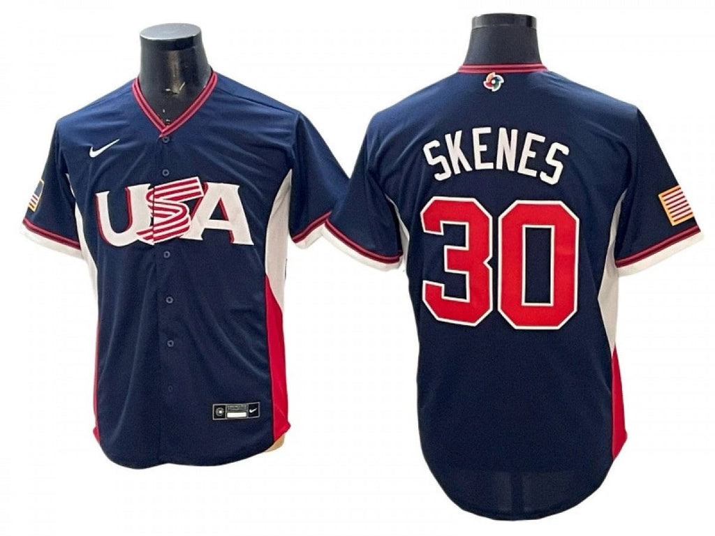 USA Baseball #30 Paul Skenes 2026 World Baseball Jersey by My Store