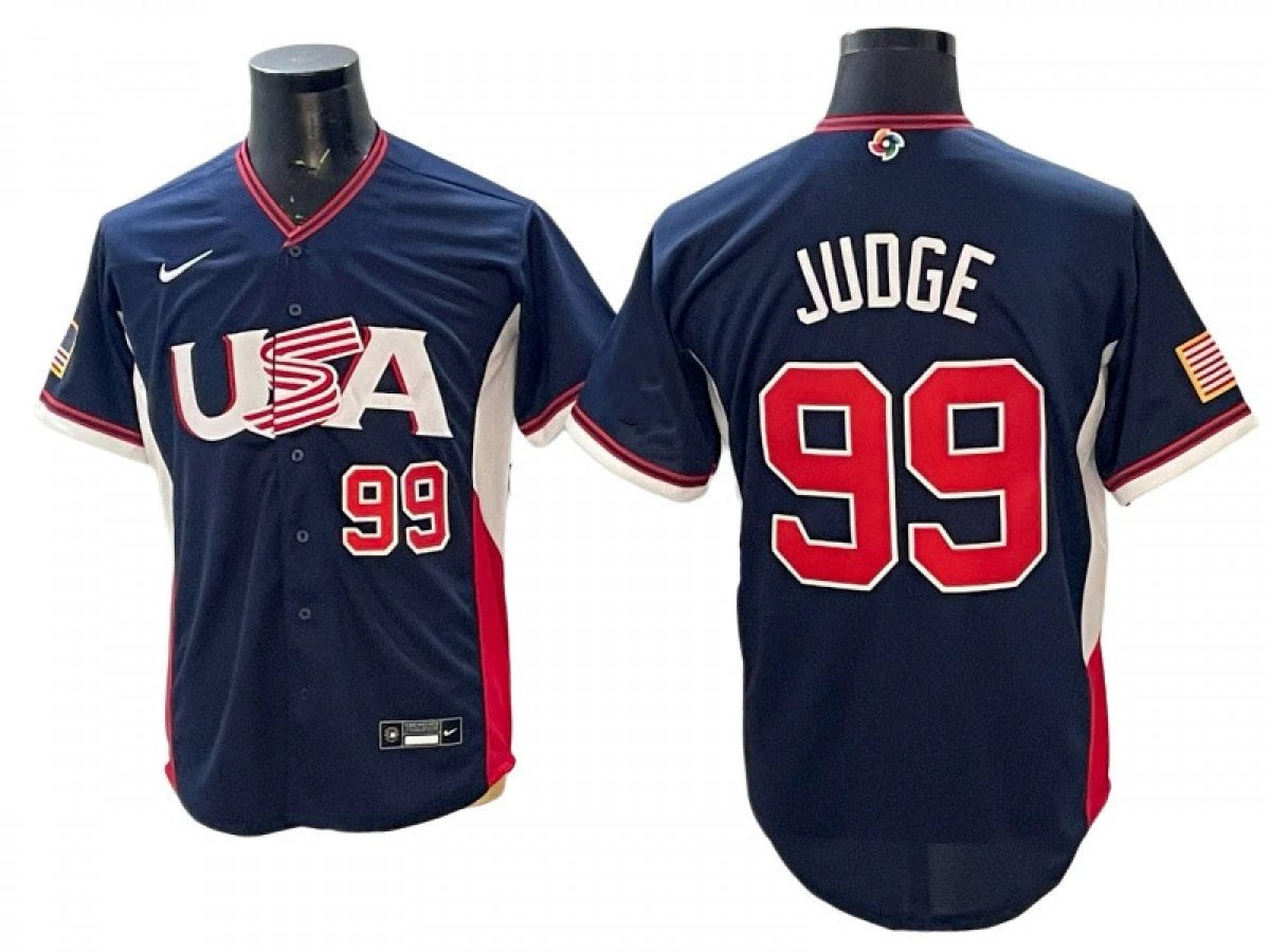 USA Baseball #99 Aaron Judge 2026 World Baseball Jersey by My Store