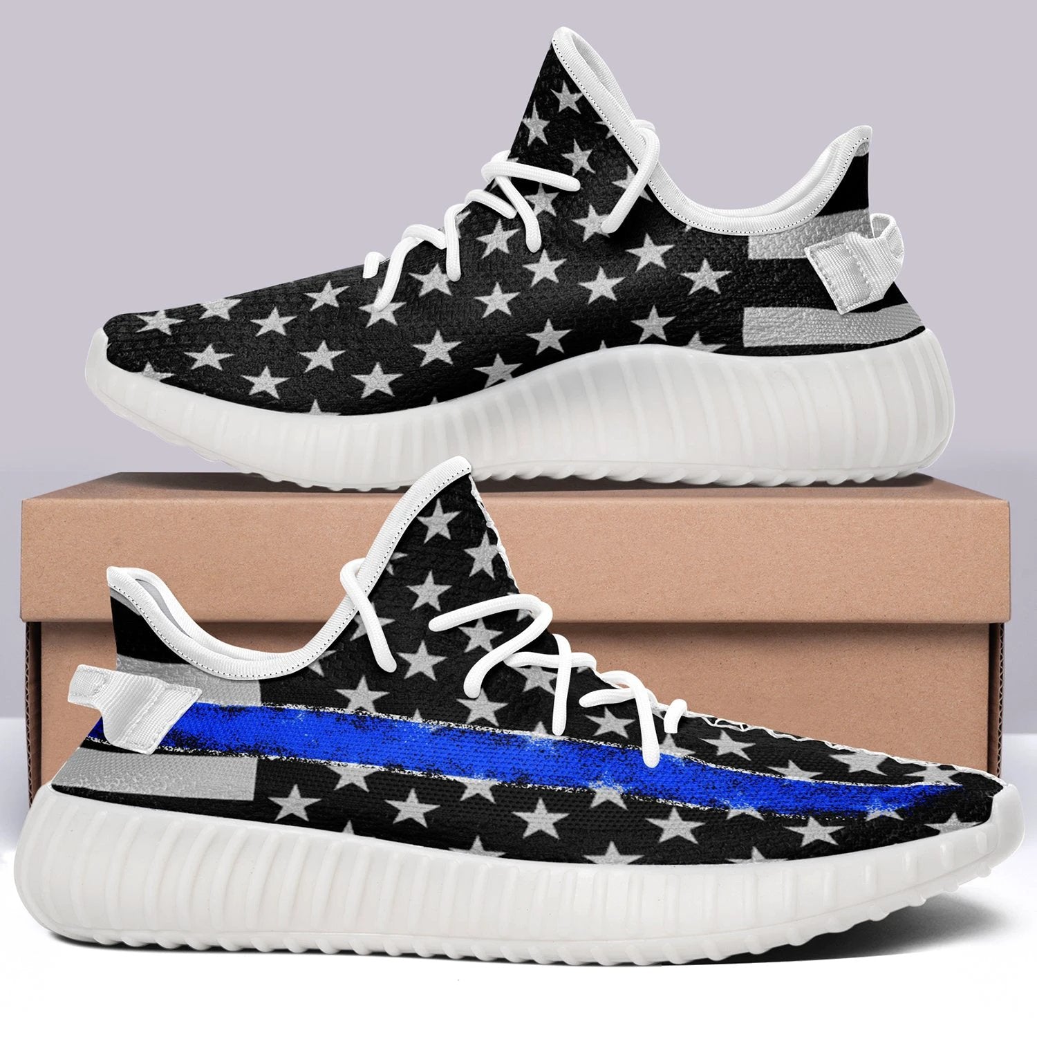 USA Flag 350v Yeezy Sneakers For Men Women Fans by Crocs