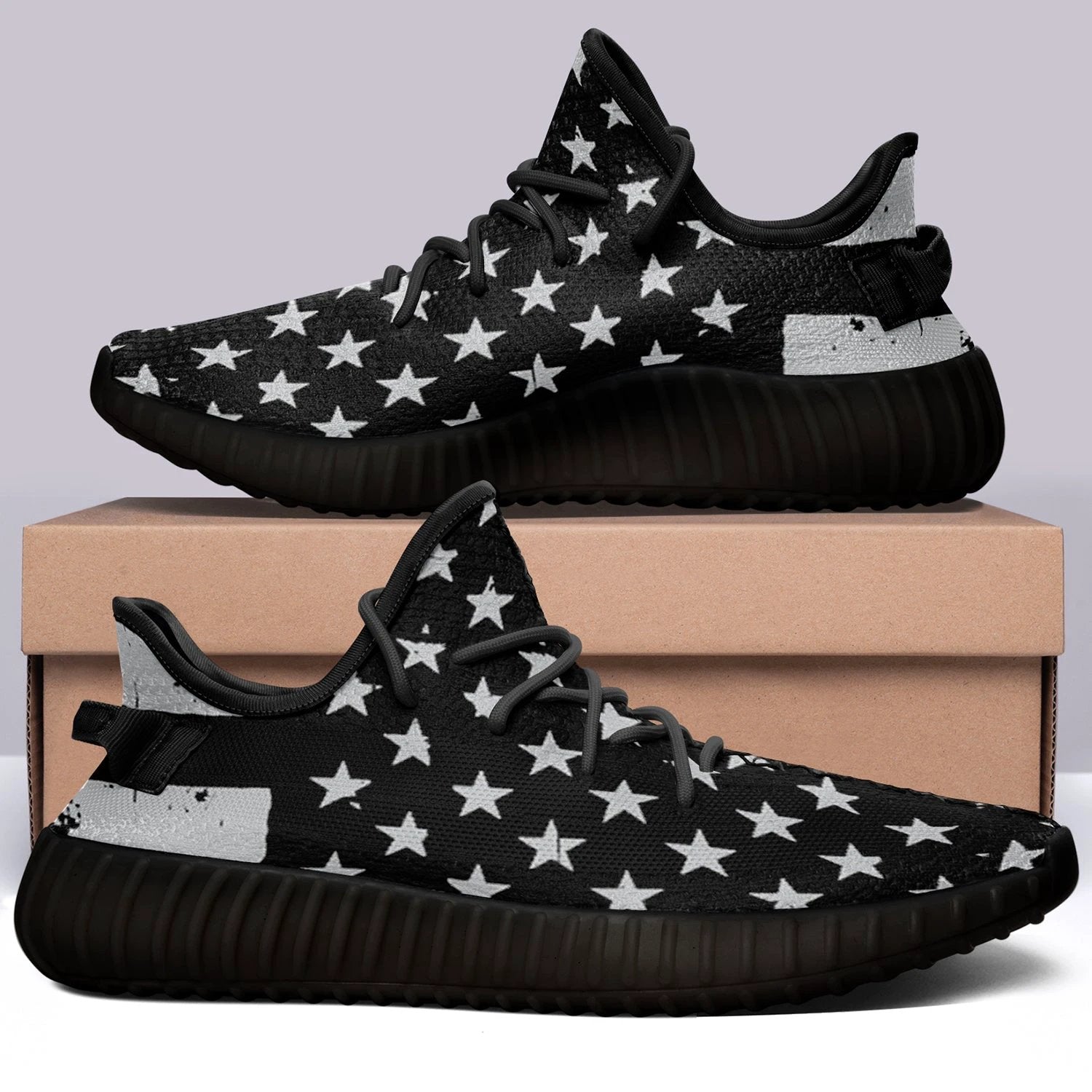 USA Flag 350v Yeezy Sneakers For Men Women Fans by Crocs