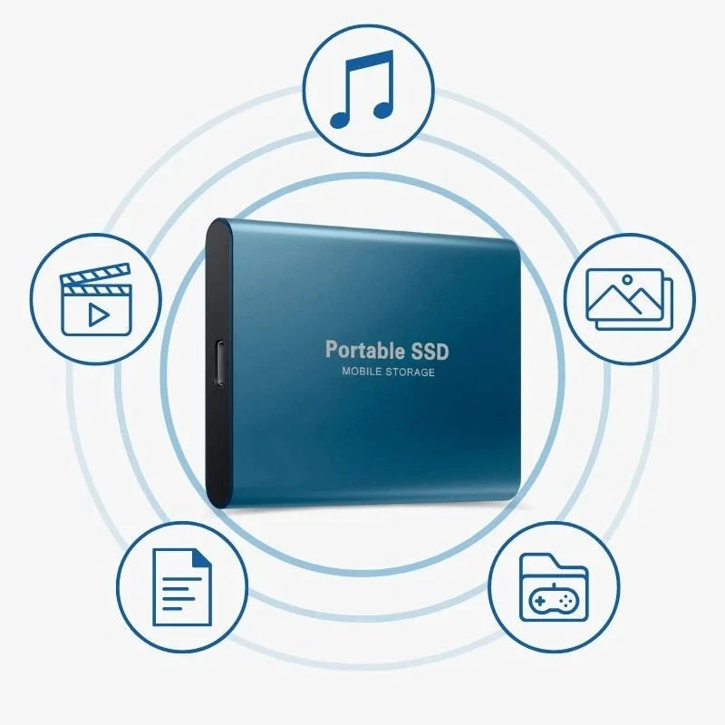 16Tb/8Tb/4Tb/2Tb/1Tb Ultra Fast External SSD by Bowlift