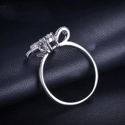 Swiss Crystal Bow Ring by Bowlift