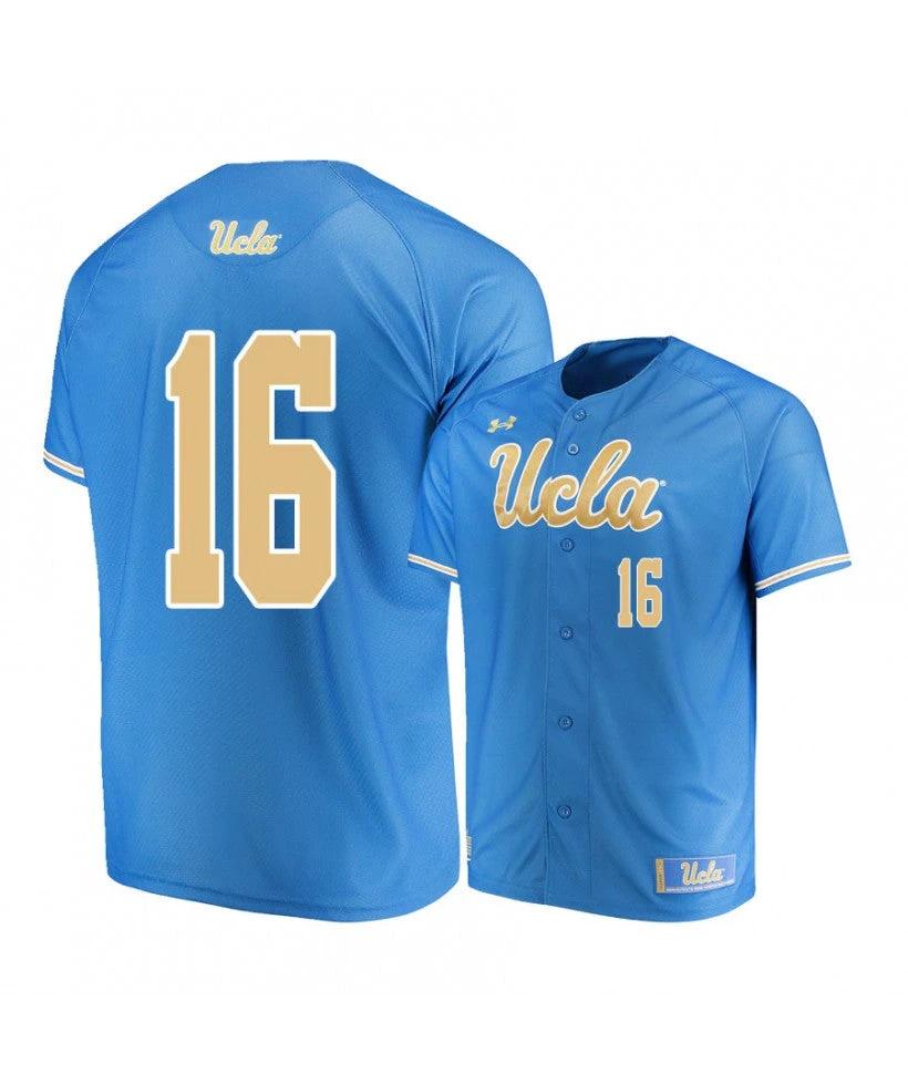 Under Armour UCLA Bruins 16 Kyle Cuellar Blue College Baseball Jersey by My Store