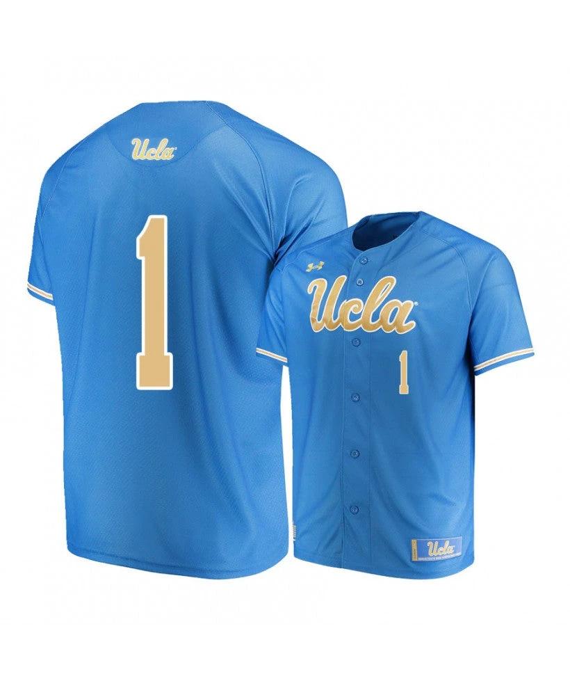 Under Armour UCLA Bruins 1 Matt McLain Blue College Baseball Jersey by My Store