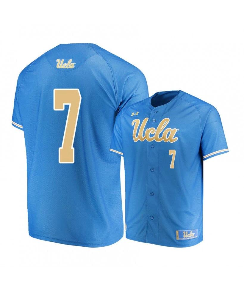 Under Armour UCLA Bruins 7 JT Schwartz Blue College Baseball Jersey by My Store