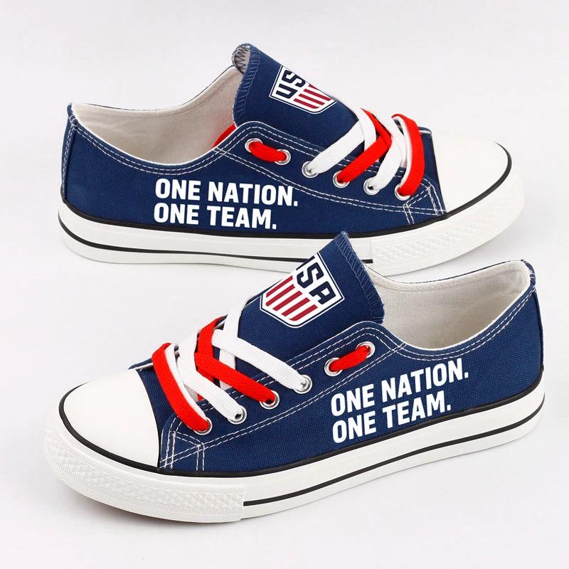 United States Low Top Canvas Sport Sneakers Shoes For Men Women Fans by Crocs