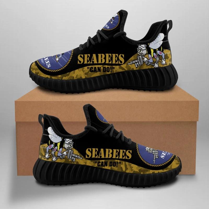 United States Seabees Can Do Sneaker Shoes Hot For Men Women Fans by Crocs