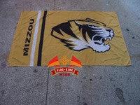Missouri Tigers Flag 3' x 5' NCAA University of Missouri Banner Mizzou Flag 100% Polyester by flagsshop