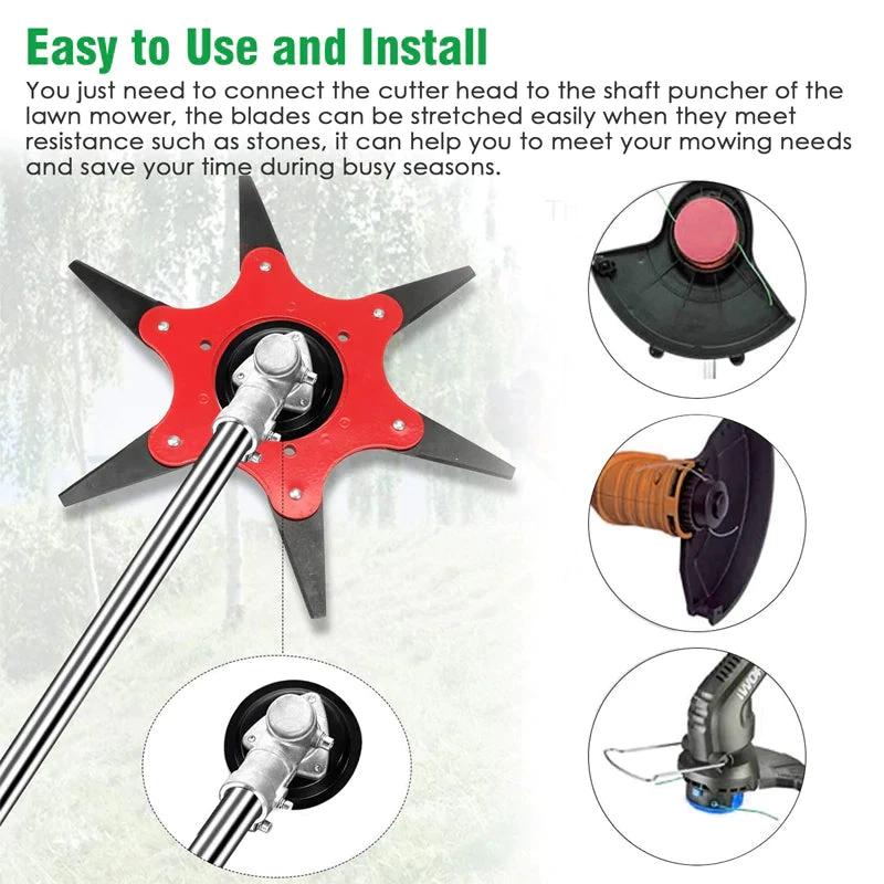 Pro | Versatile trimmer head with 6 blades by BowLift