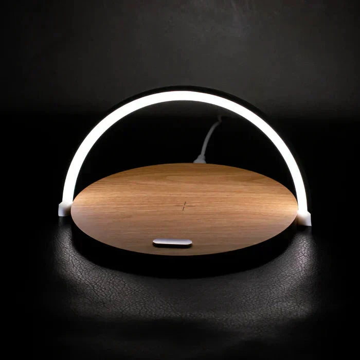 3-in-1 wireless charger, phone holder and LED lamp Bowlift by Bowlift
