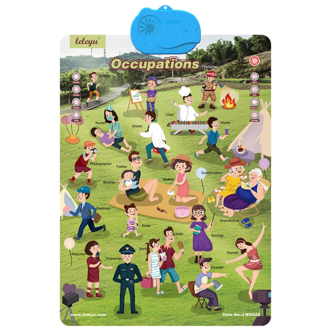 Talking English learning board for children by BowLift