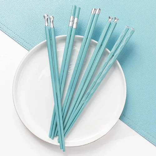 DineLux – Luxurious Chopstick Set with Refined Designs (5 Pairs) by BowLift