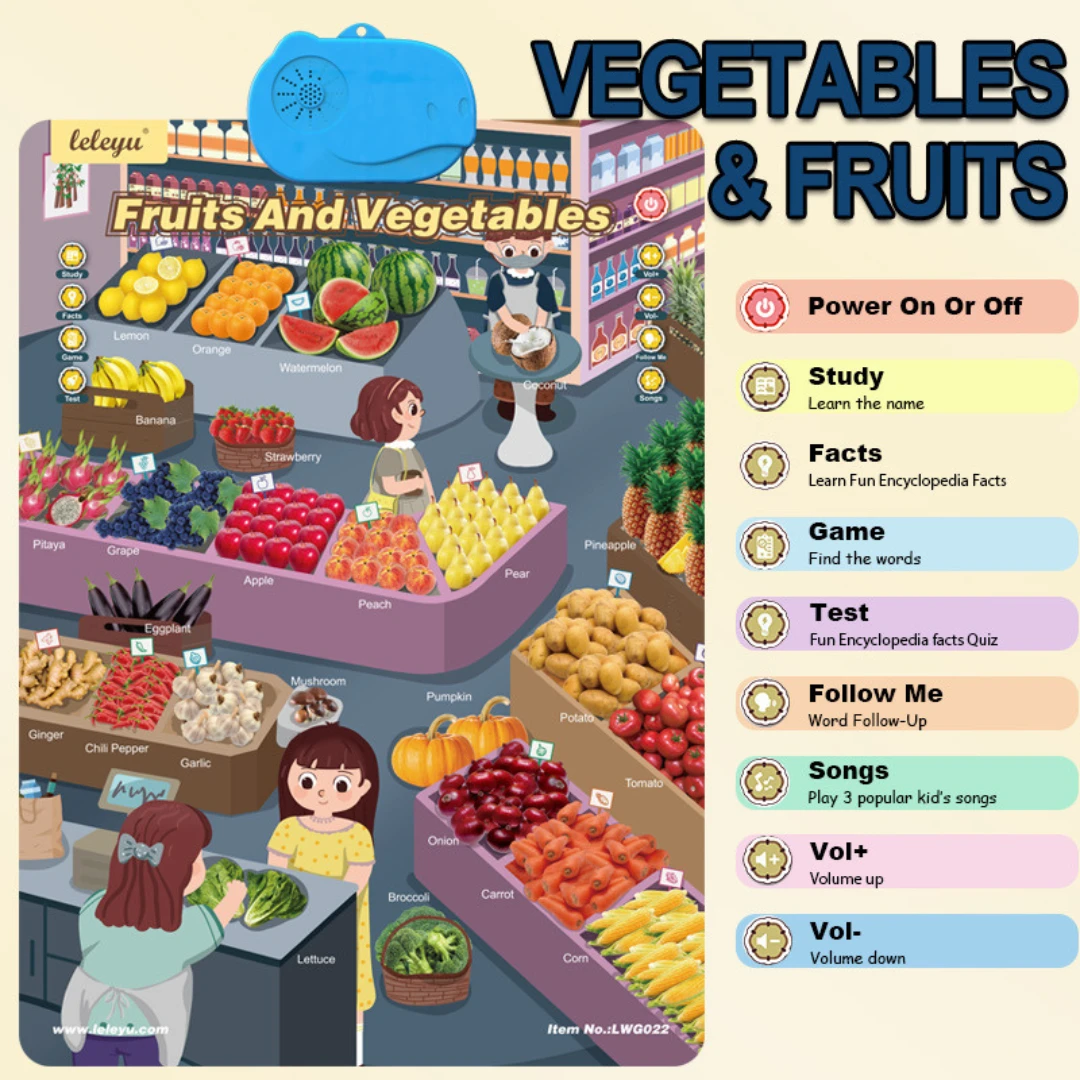 Talking English learning board for children by BowLift