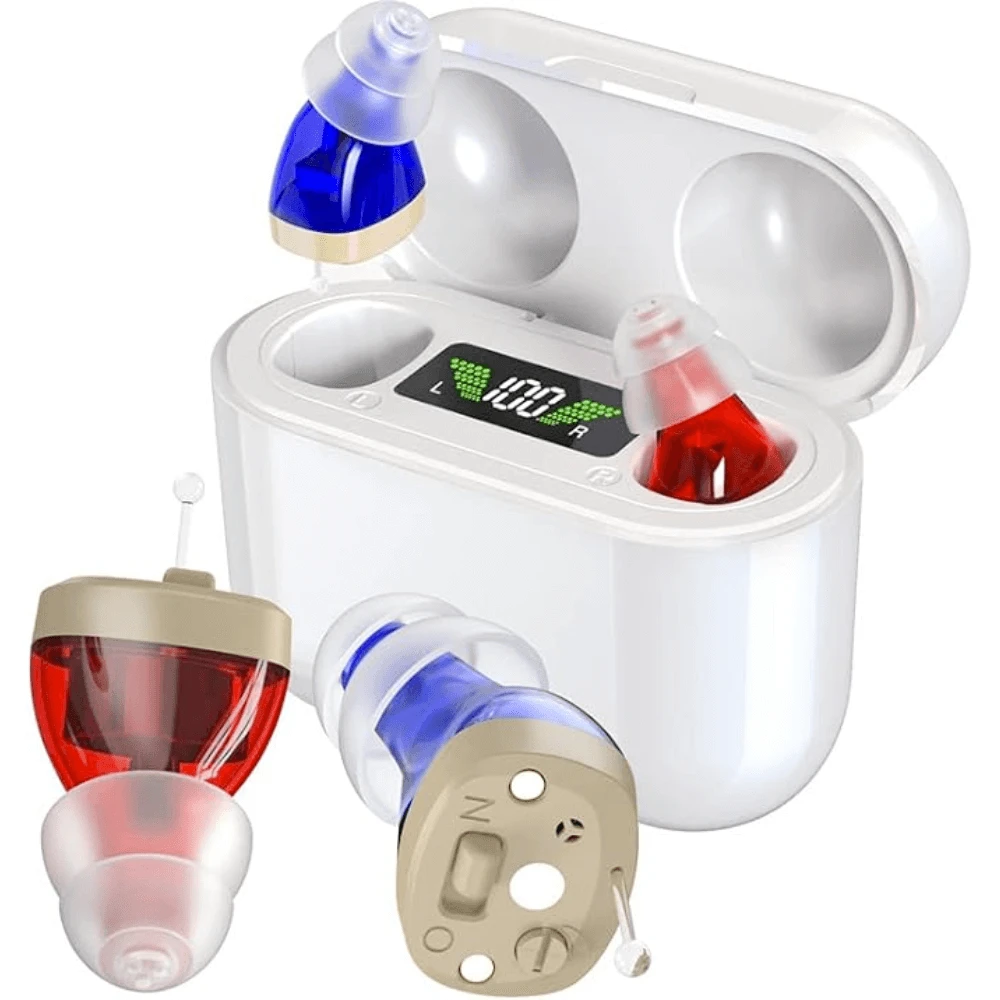 Rechargeable Invisible Hearing Aid by Bowlift