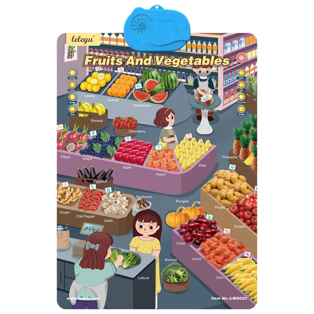 Talking English learning board for children by BowLift