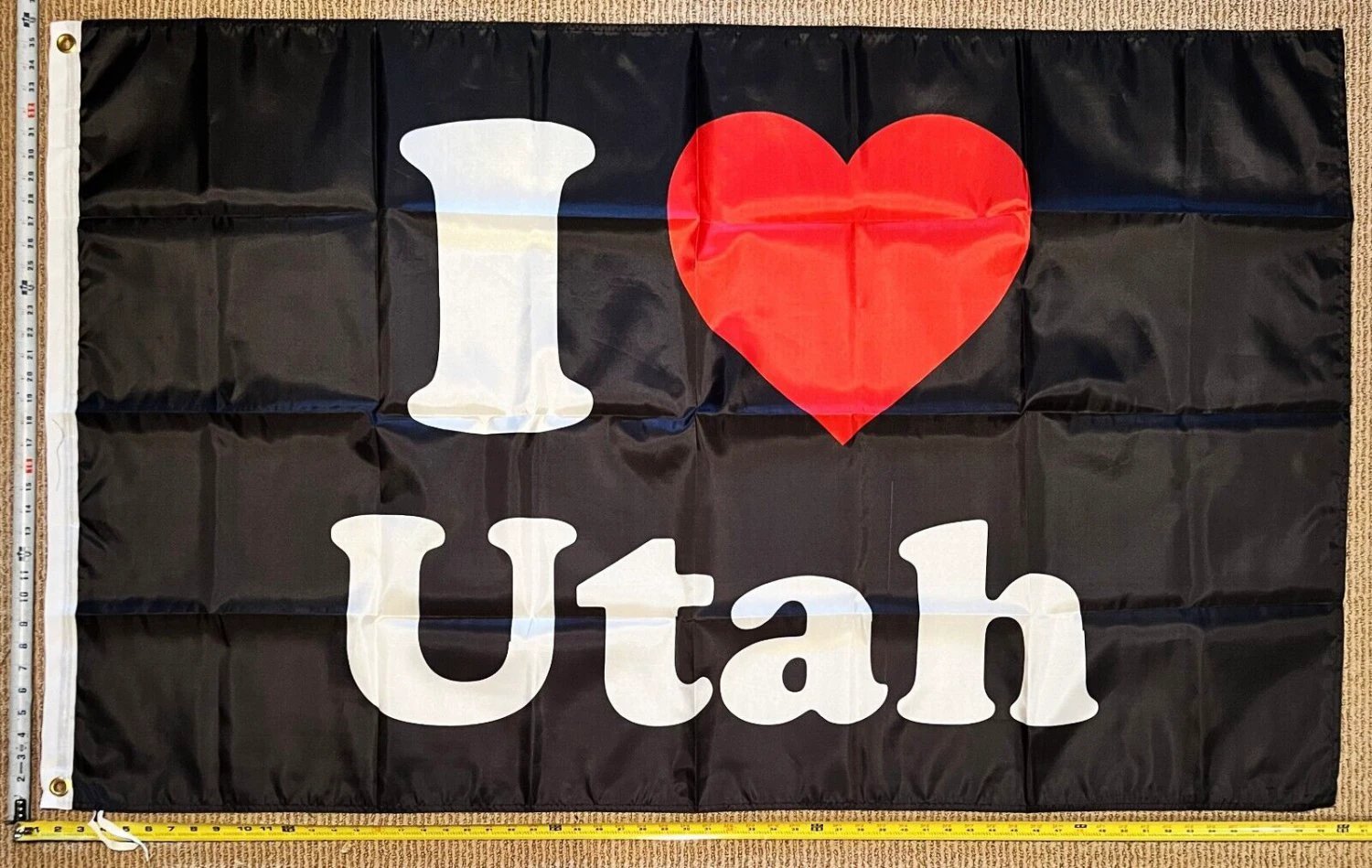 Utah Flag College Dorm Beer America Man Cave Sign Poster USA 3x5ft by flagsjustdoit