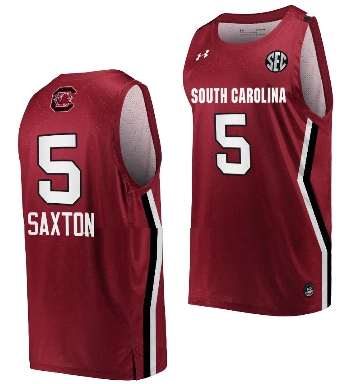 Victaria Saxton Jersey South Carolina Gamecocks College Basketball Wine #5 by My store basketball