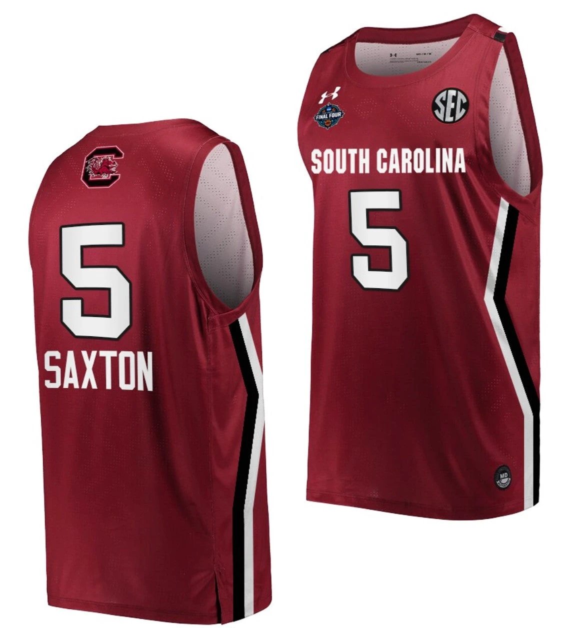 Victaria Saxton Jersey South Carolina Gamecocks College Basketball 2022 March Madness Final Four Wine #5 by My store basketball