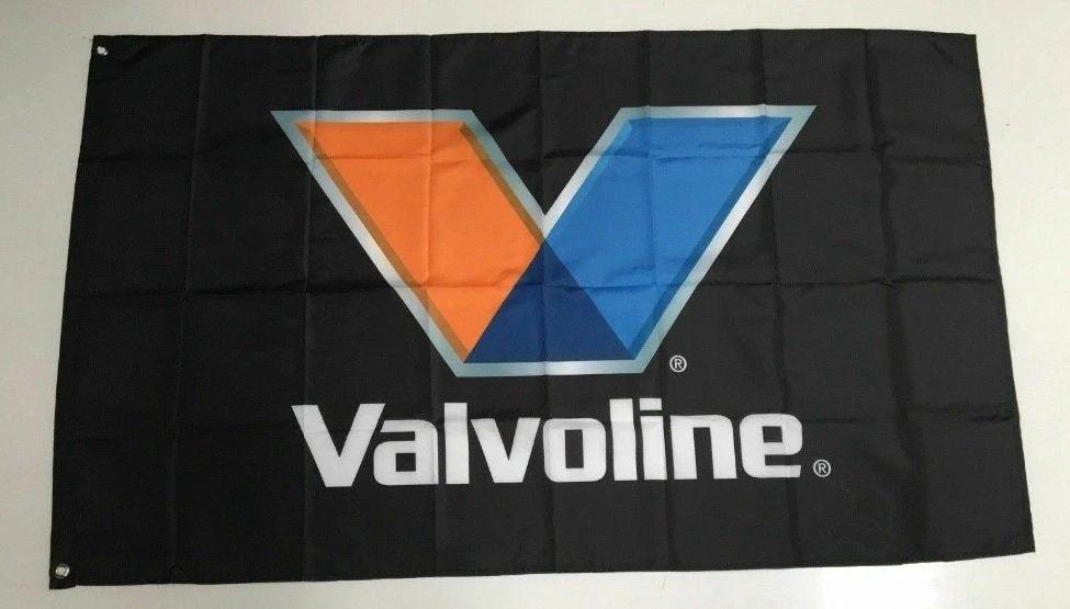 Valvoline Flag - Car Racing Performance Power Motor Oil Mechanic 3x5ft by flagsjustdoit