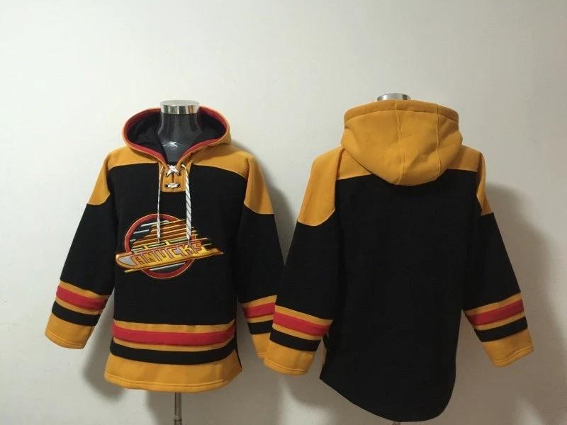 Vancouver Canucks Black Pullover Hoodie by Hoodie Pullover