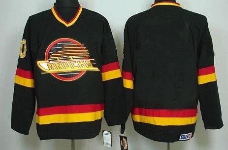 Vancouver Canucks Customized Black CCM Jersey by Hockey David