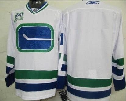 Vancouver Canucks Customized White Third Jersey by Hockey David