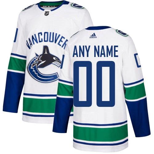 Vancouver Canucks NHL White Customized Jersey by Hockey David