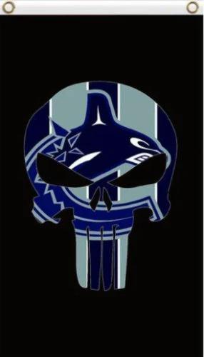 Vancouver Canucks Sport Flag 3X5Ft Polyester Digital Print Banner USA by flagsjustdoit