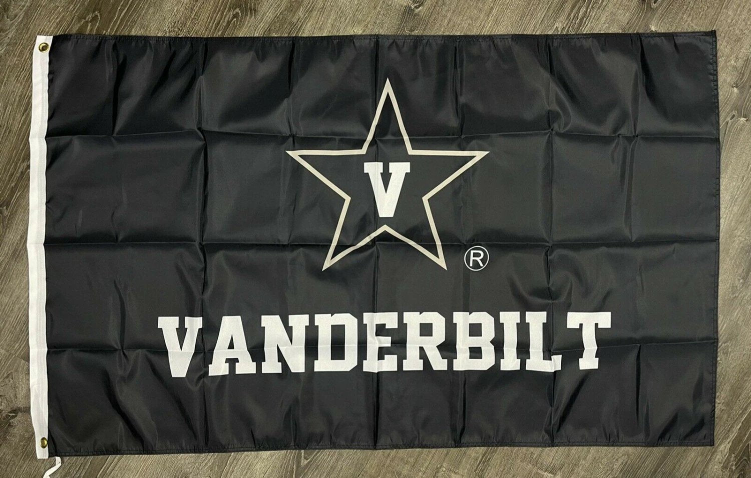 Vanderbilt Commodores Logo Flag 3x5 ft Black Sports Banner Man-Cave Garage by flagsjustdoit