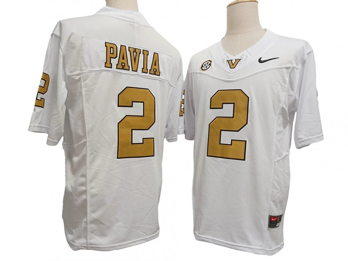 Vanderbilt Commodores #2 Diego Pavia Vapor F.U.S.E. Limited Jersey Stitched by My Store NCAA Football Jerseys