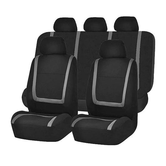 ComfortSeat 9-piece Car Seat Covers Set – Universal, Breathable & Washable by BowLift