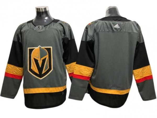 Vegas Golden Knights Blank Grey Home Jersey by Hockey David