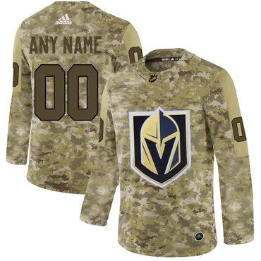 Vegas Golden Knights Camo Customized Jersey by Hockey David