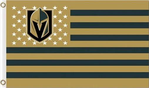 Vegas Golden Knights US Flag 3X5Ft Polyester Digital Print Banner USA by flagsjustdoit
