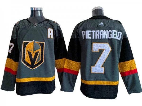 Vegas Golden Knights #7 Alex Pietrangelo Gary Home Jersey by Hockey David