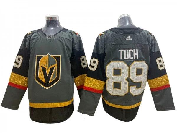 Vegas Golden Knights #89 Alex Tuch Grey Home Jersey by Hockey David
