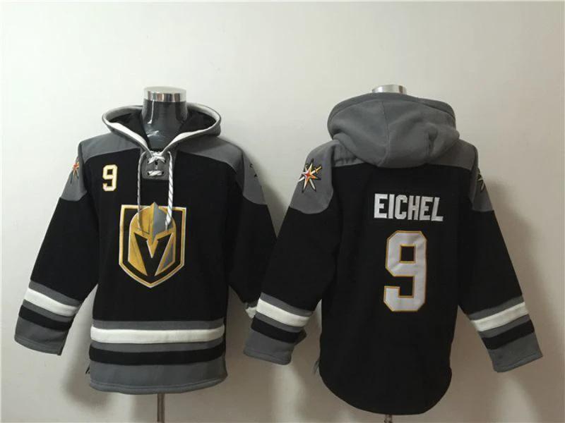 Vegas Golden Knights #9 Jack Eichel Pullover Hoodie by Hoodie Pullover